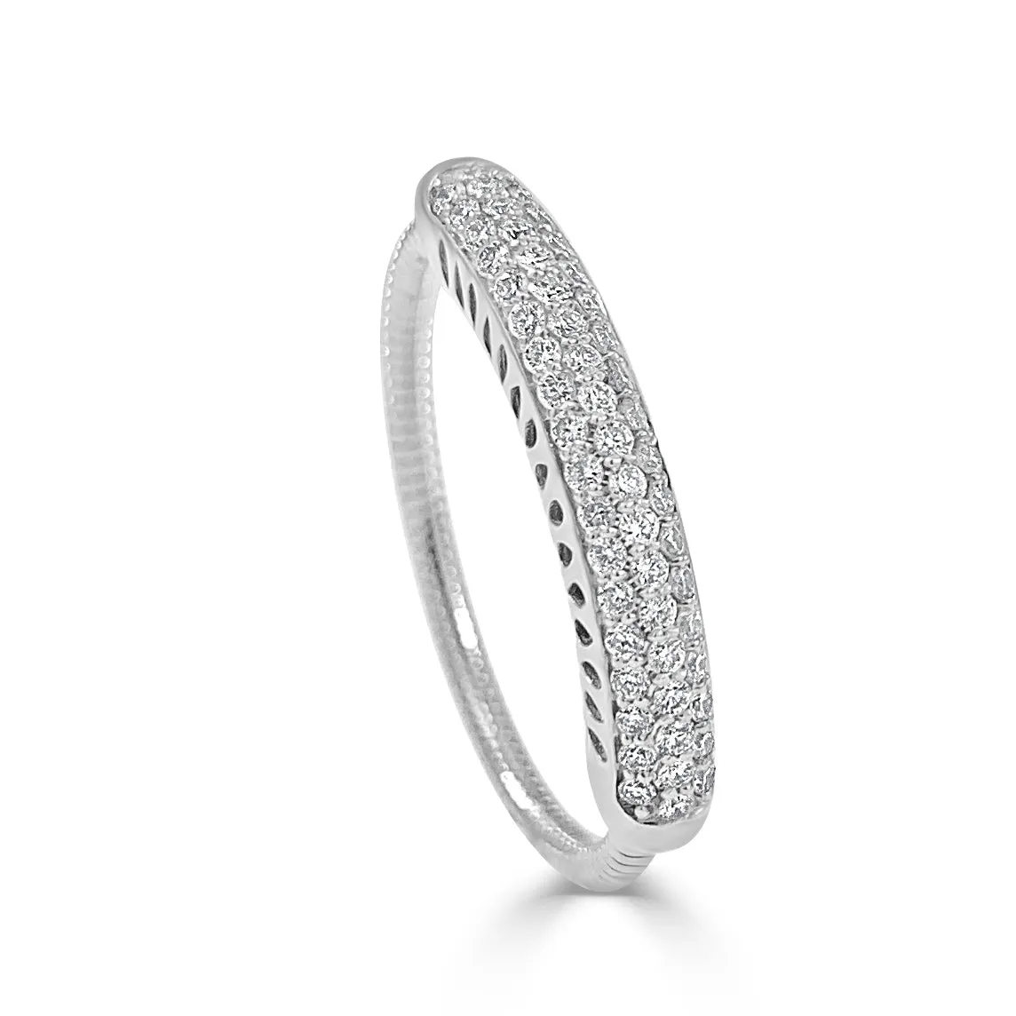 14k Gold & Diamond Flexible Ring - 0.30ct