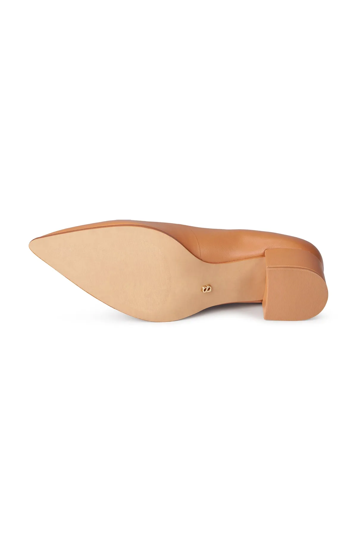 Alba Block Heels - Peanut