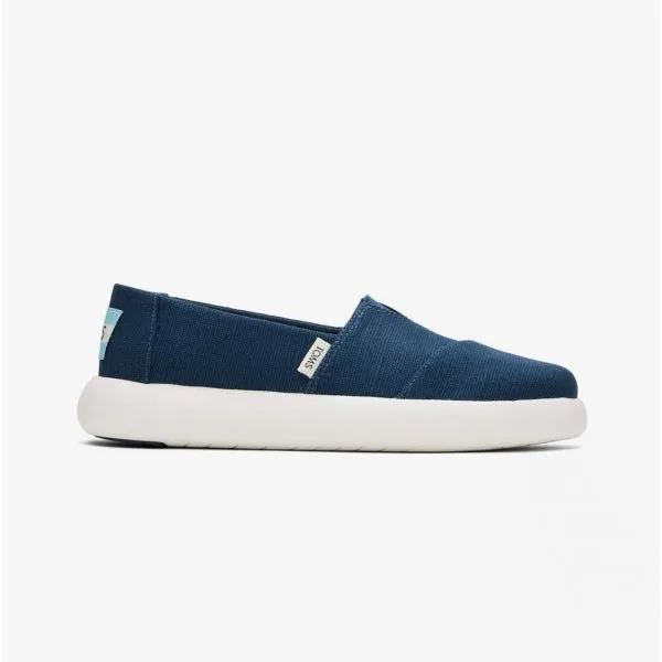 ALPARGATA MALLOW Ladies Chunky Slip-On Espadrilles Navy