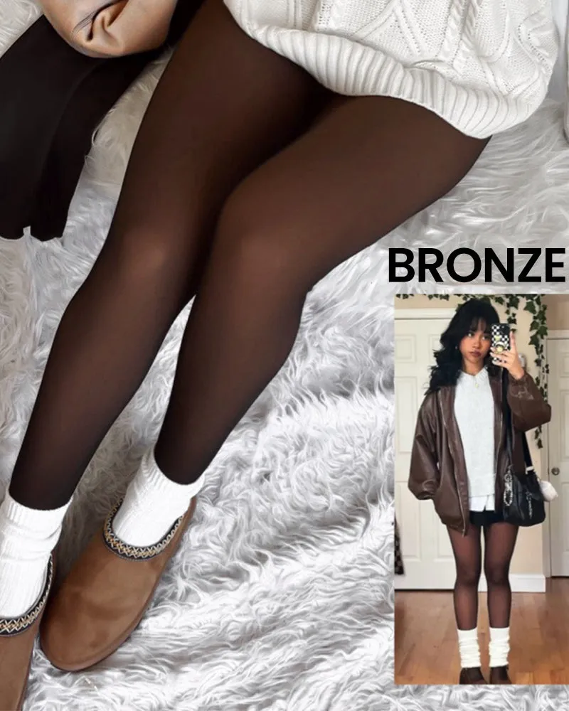 ❄️Christmas Sale✨Translucent Polyester Lined Tights