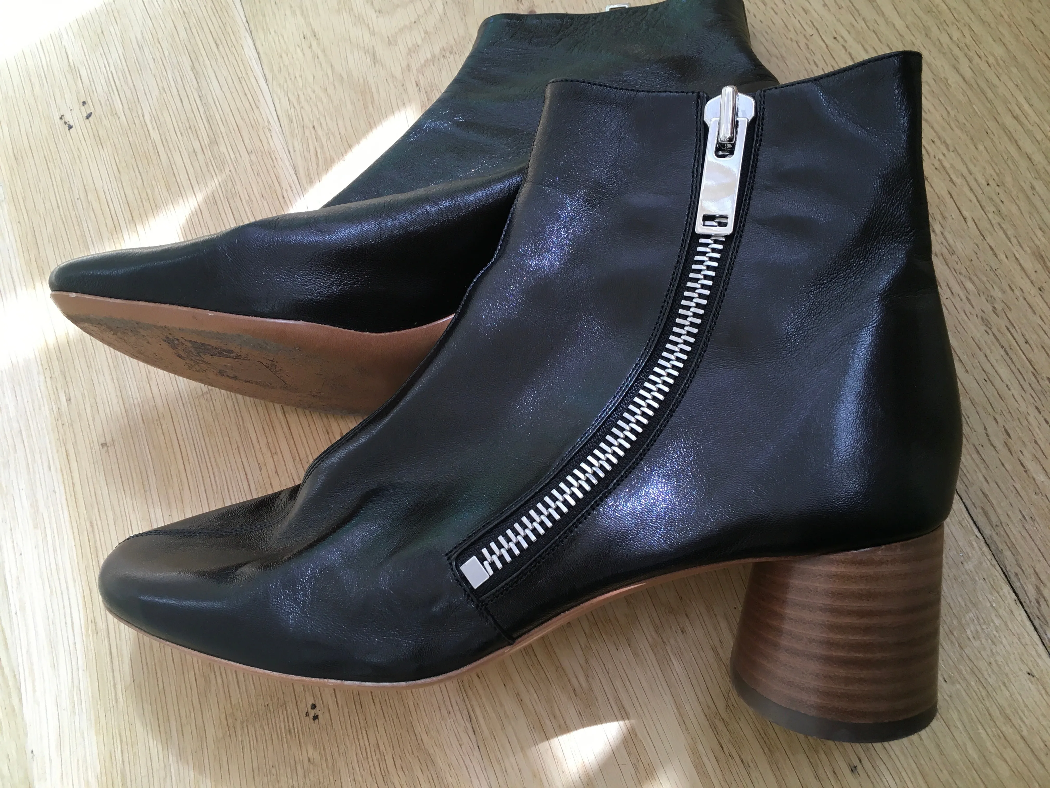 CÉLINE Celine Phoebe Philo Elliptic Heel Ankle Boots In Black Size 40 UK7 ladies