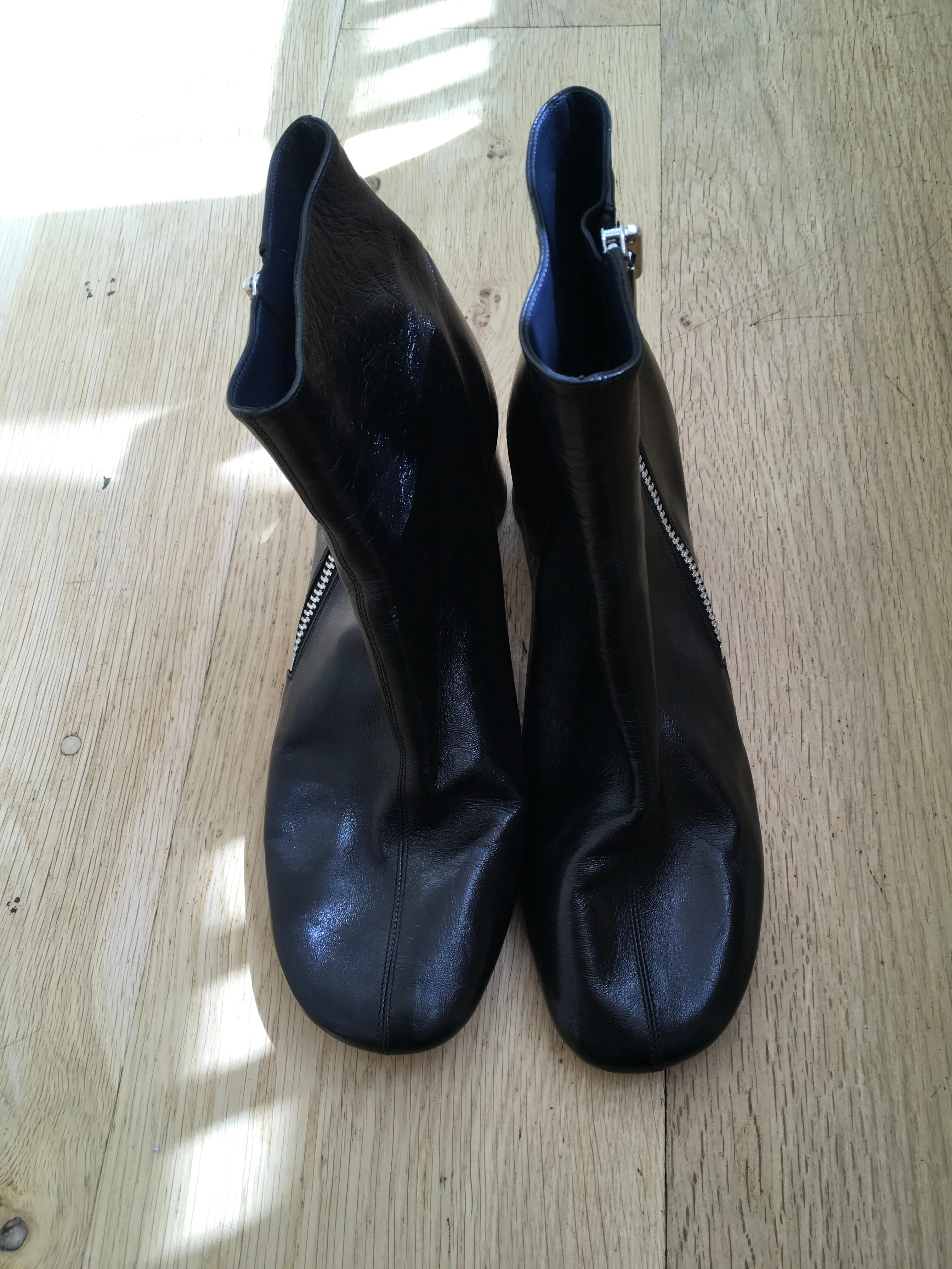 CÉLINE Celine Phoebe Philo Elliptic Heel Ankle Boots In Black Size 40 UK7 ladies