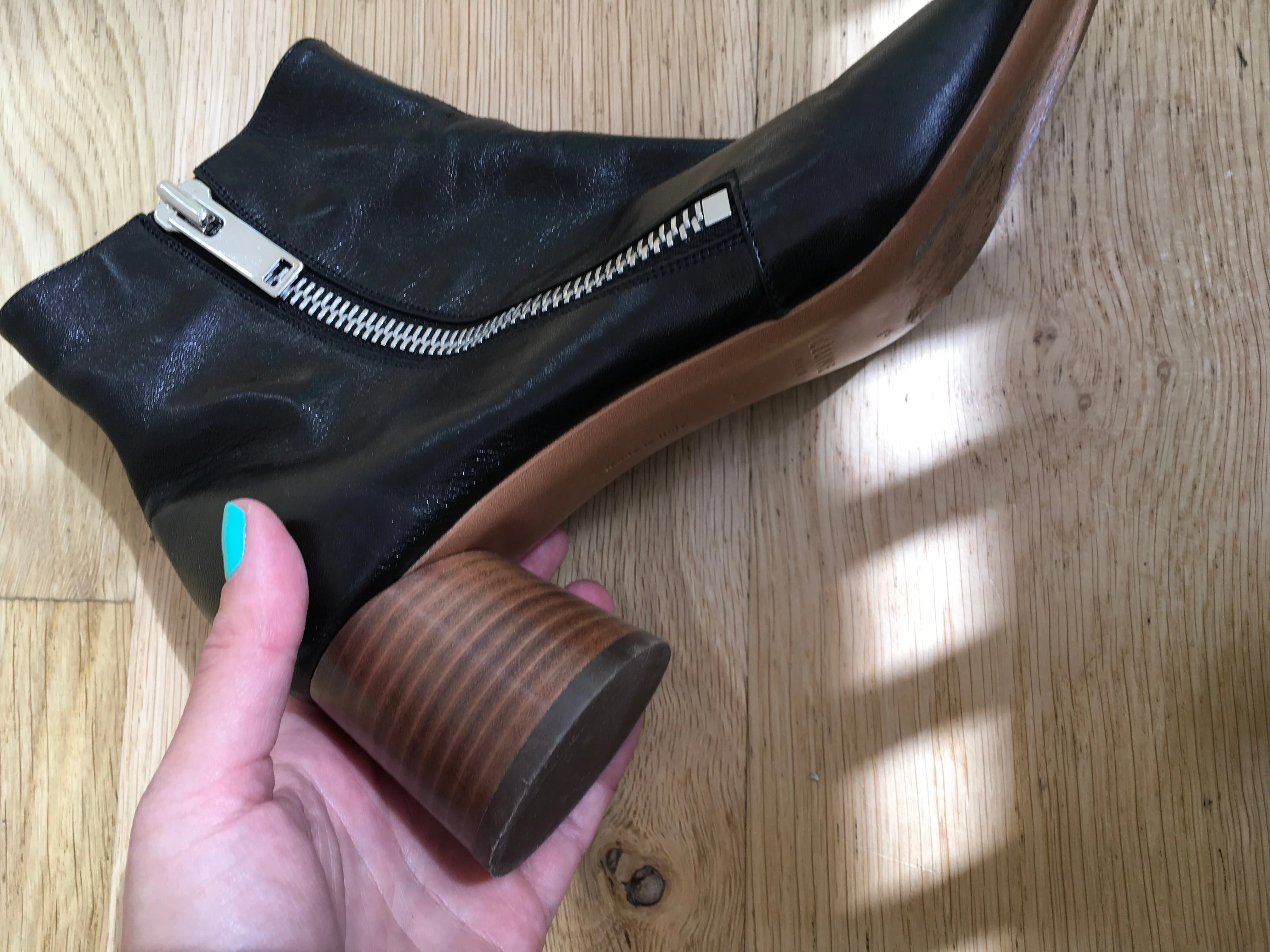 CÉLINE Celine Phoebe Philo Elliptic Heel Ankle Boots In Black Size 40 UK7 ladies