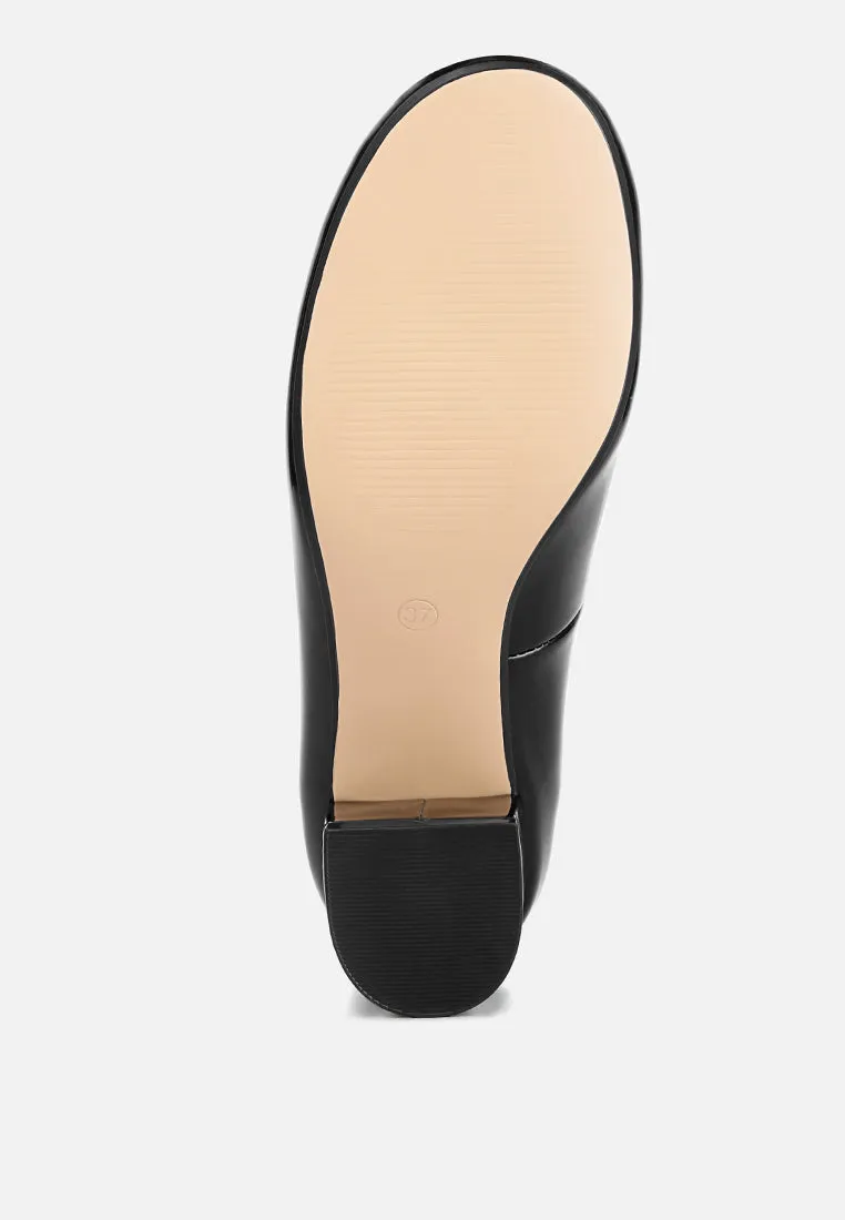 Debbie Ankle Strap Low Block Heel Sandals