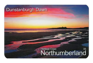 Dunstanburgh Dawn Flexible Fridge Magnet