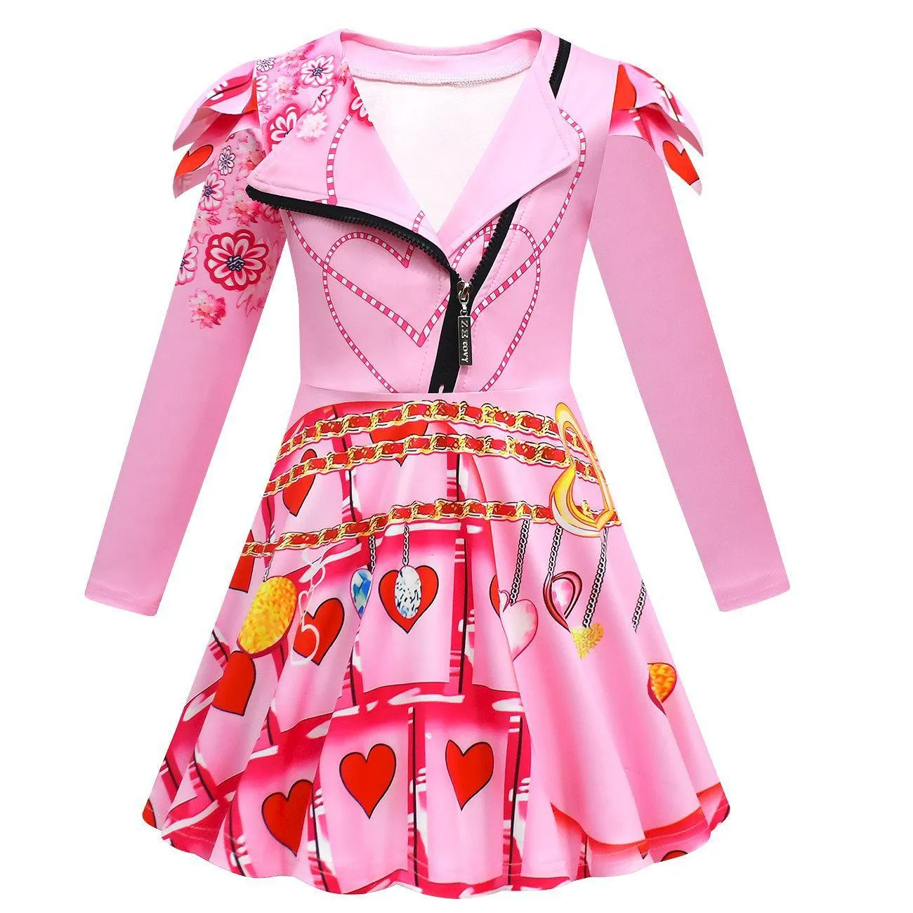Halloween children's costume cosplay movie girl princess dress stage performance makeup party girl evening dress   hair 2-piece set