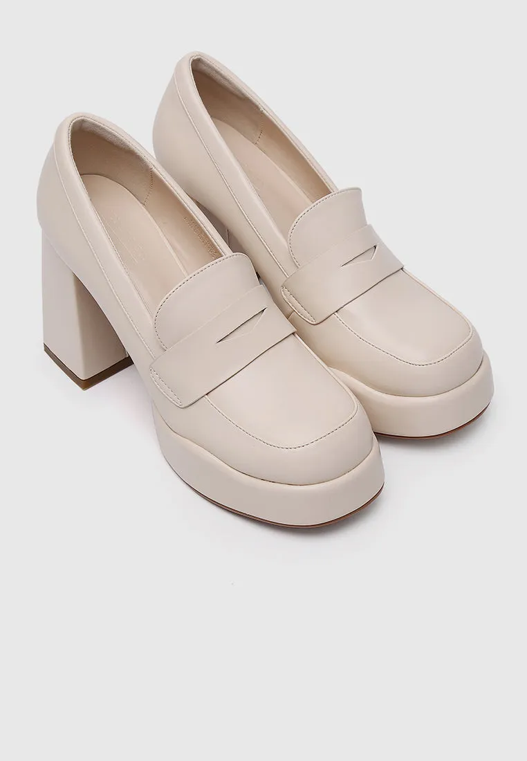 Happy Mind Platform Pumps (Wheat)