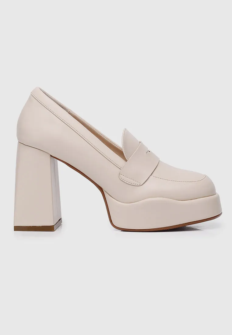 Happy Mind Platform Pumps (Wheat)