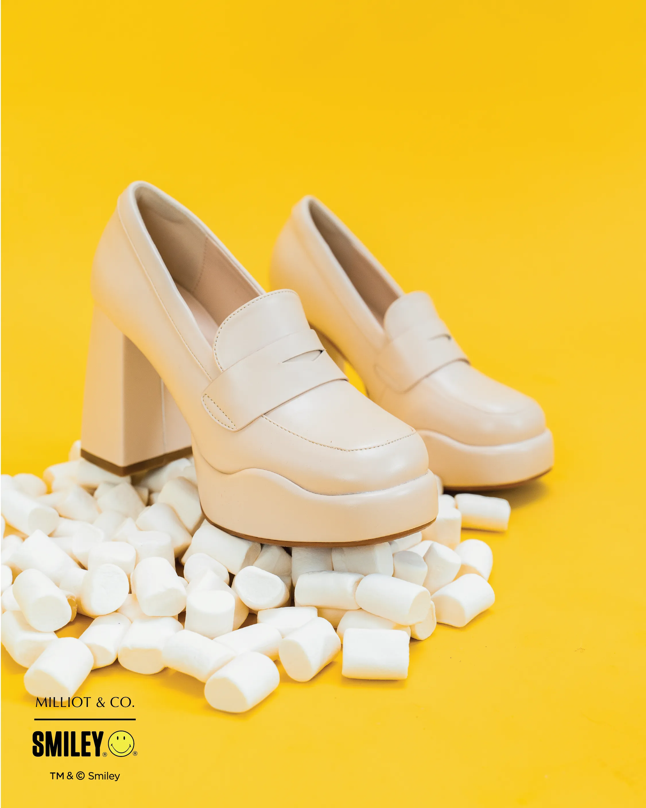 Happy Mind Platform Pumps (Wheat)