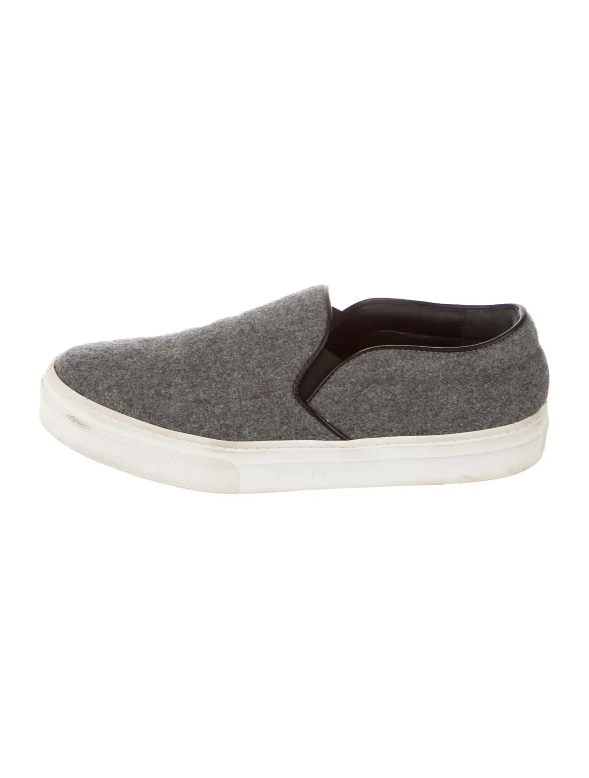 ICONIC CÉLINE Celine Phoebe Philo Grey Wool Espadrilles Shoes 37.5 UK 4.5 US 7.5 ladies