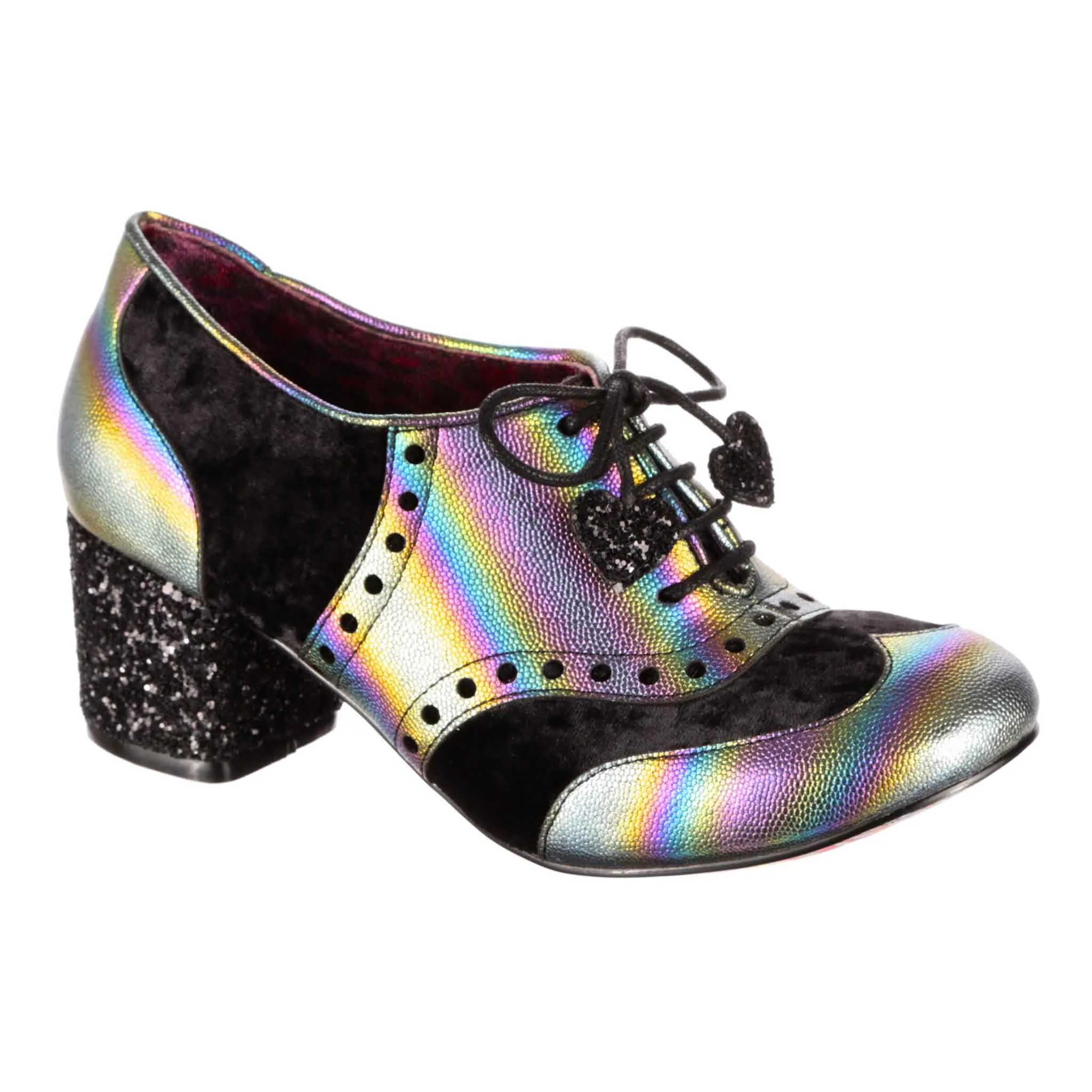 Irregular Choice Womens Clara Bow High Heels - Black