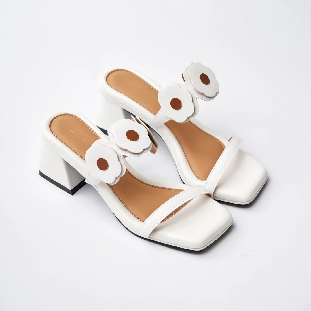 Loved in Hana White Heels