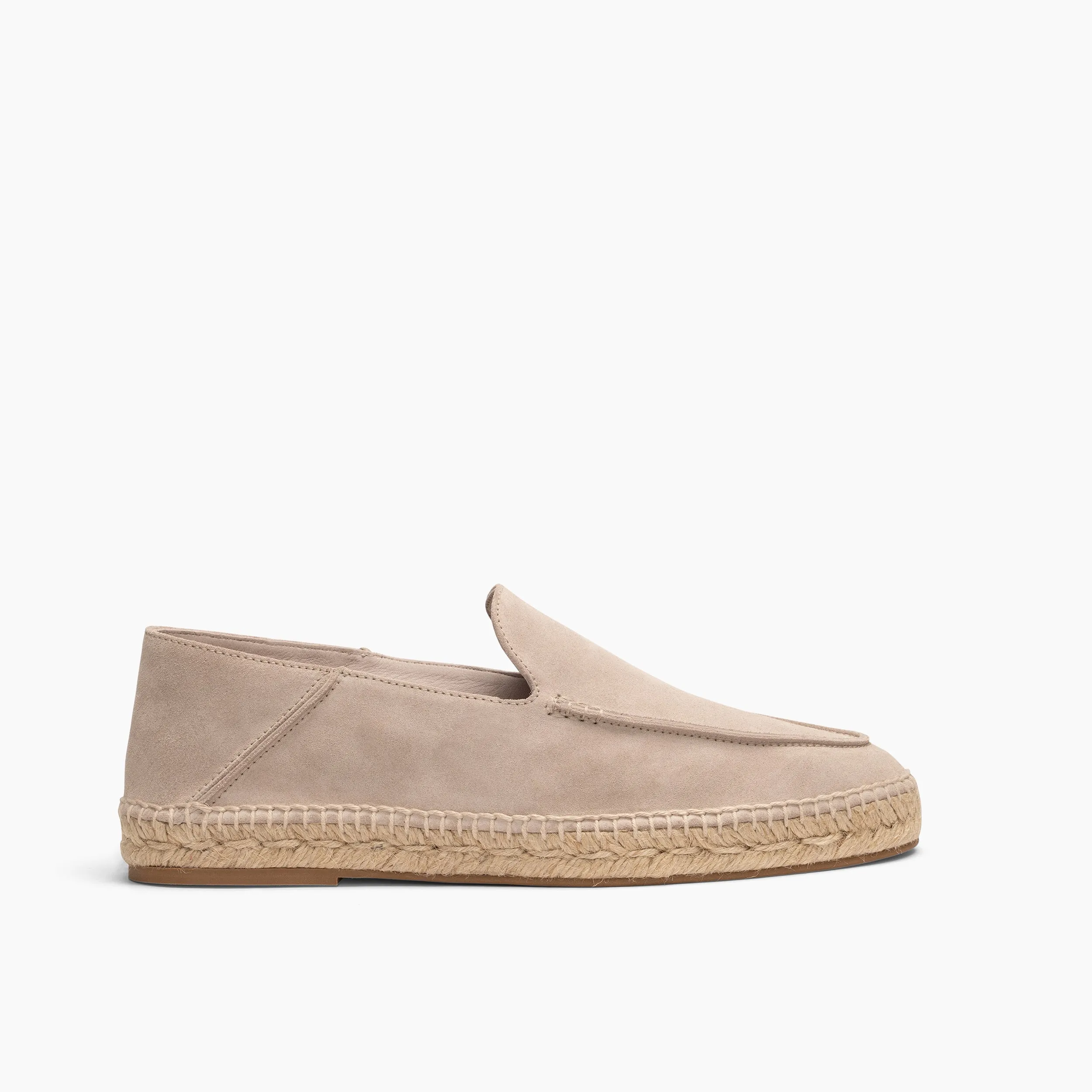 Luxury Men's Espadrilles Mocassin Orlando Grey Genuine Suede