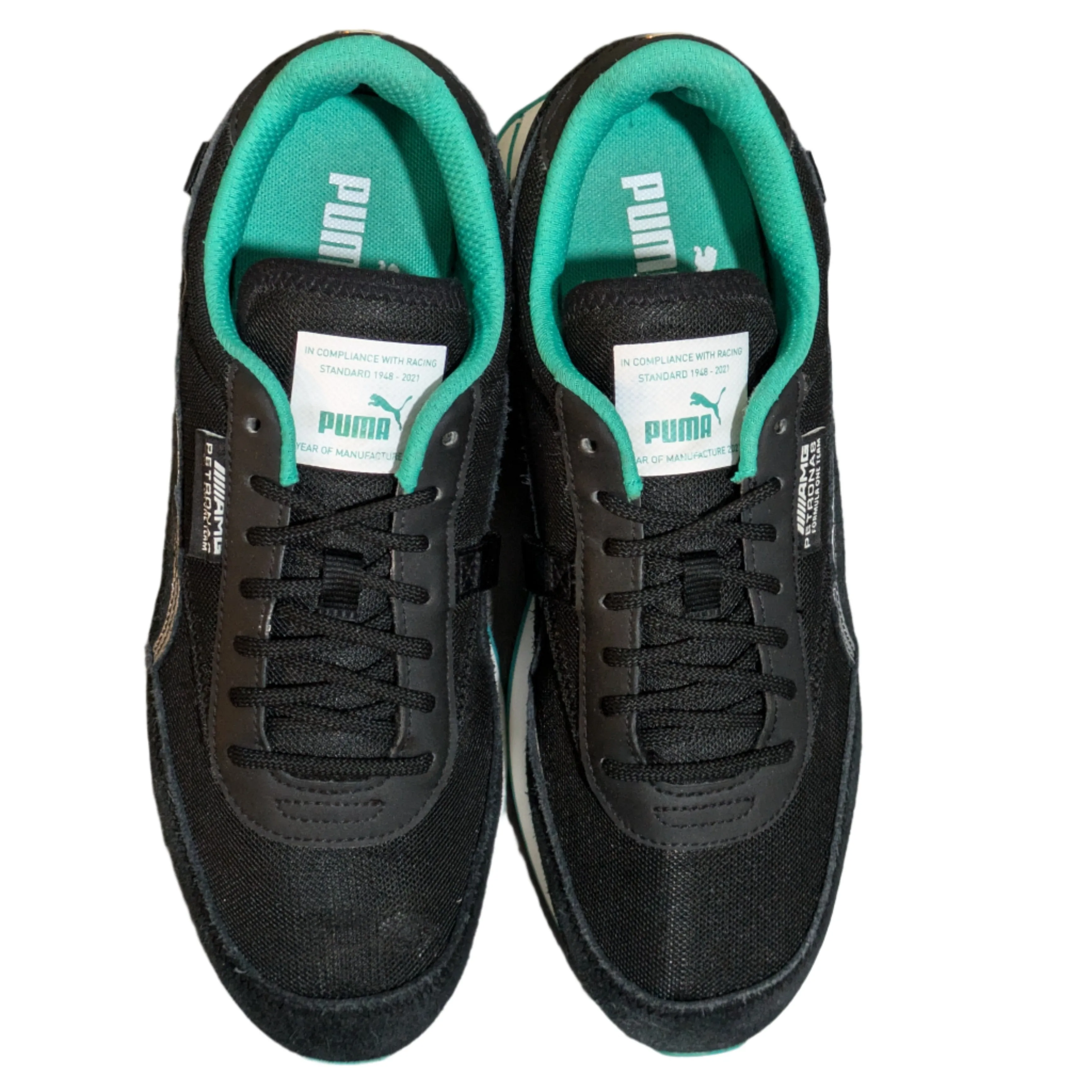 Mercedes-AMG Petronas F1 x PUMA Future Rider ‘Black’ Trainers Size UK 8.5 / EU 42.5 / US 9.5