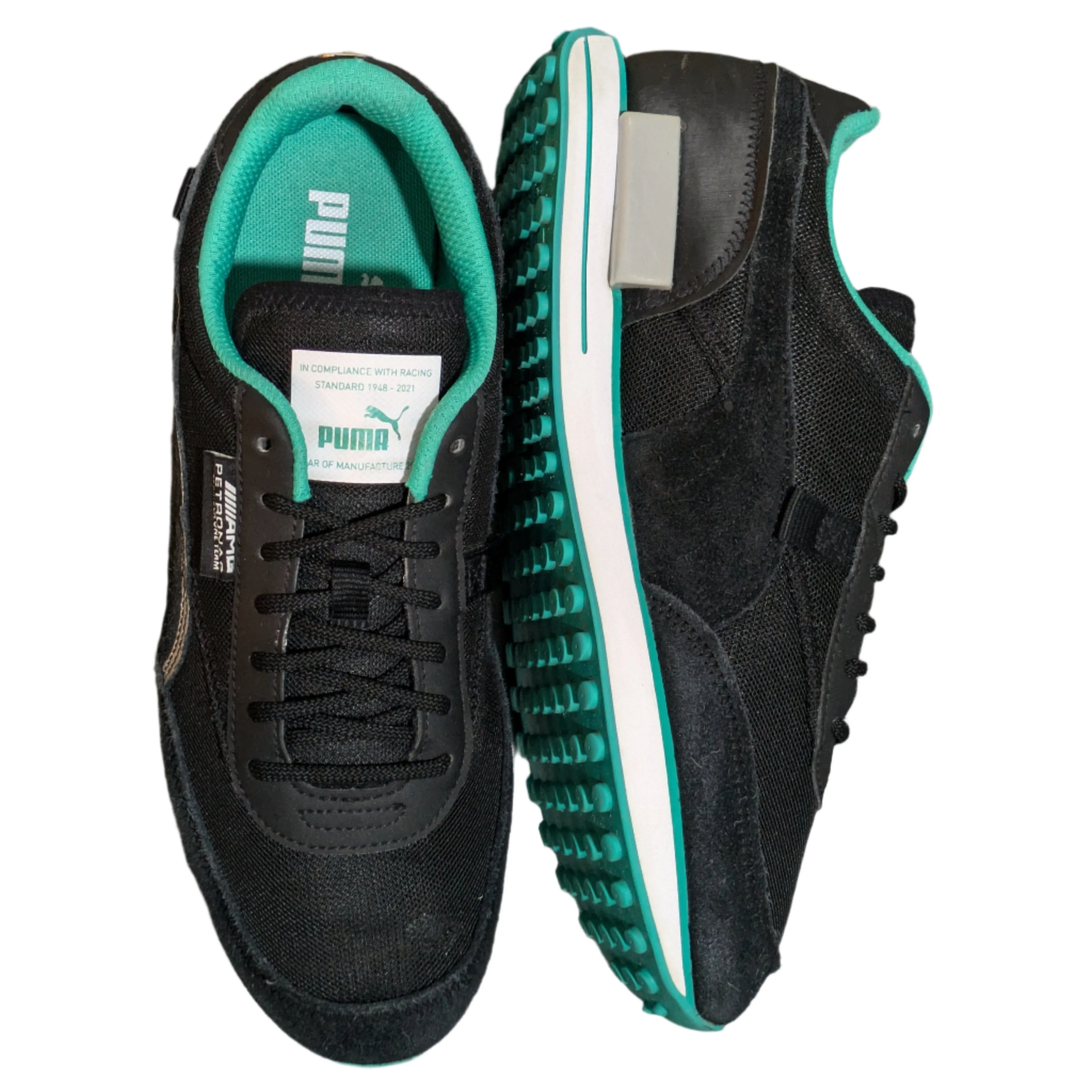 Mercedes-AMG Petronas F1 x PUMA Future Rider ‘Black’ Trainers Size UK 8.5 / EU 42.5 / US 9.5
