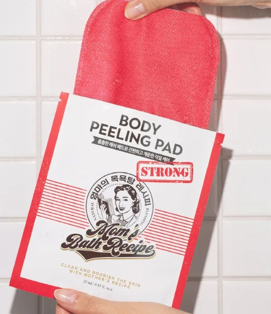 Mom's Bath Recipe Body Peeling Pad Strong 25ml*8pack