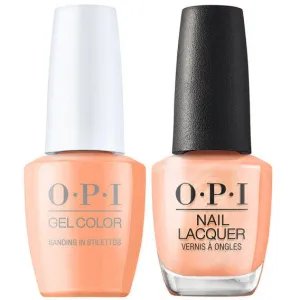 OPI GelColor   Matching Lacquer Sanding In Stilettos #P004 (Discontinued)