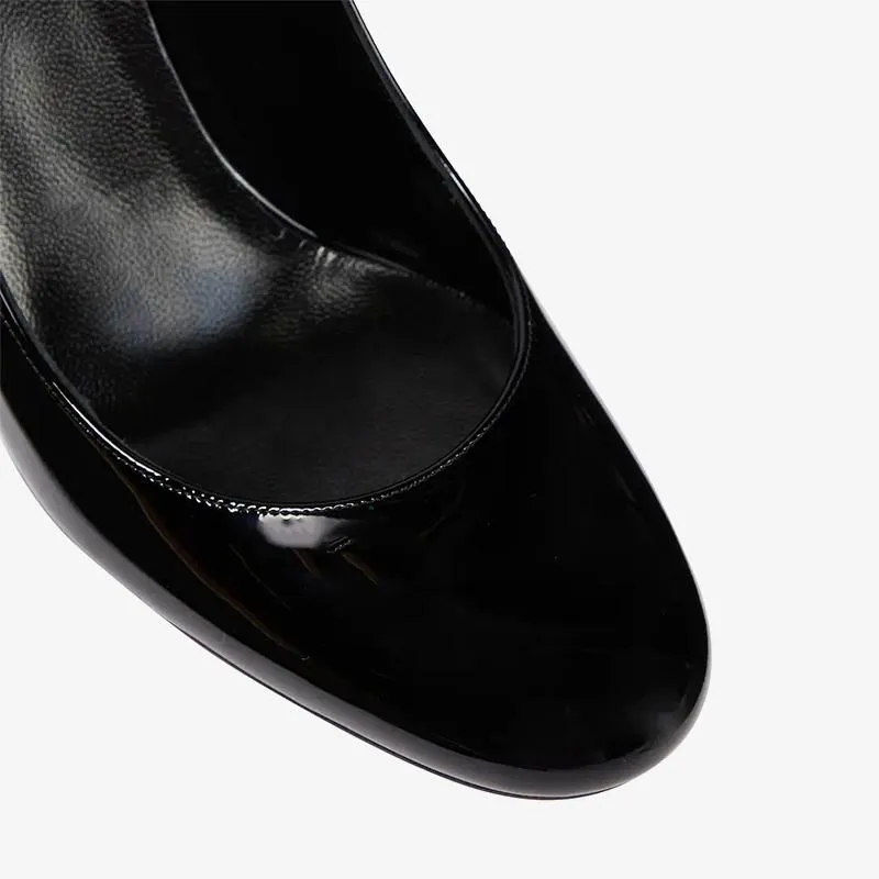 Patentr Slingback Pumps 80mm Block Heel