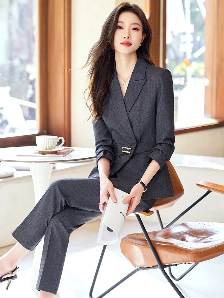 Power Play Fancy Pantsuit | Modern Blazer Pantsuit | Womens Pantsuit | Blazer and Pant set