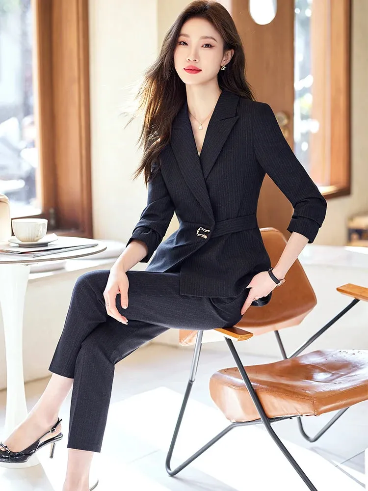 Power Play Fancy Pantsuit | Modern Blazer Pantsuit | Womens Pantsuit | Blazer and Pant set
