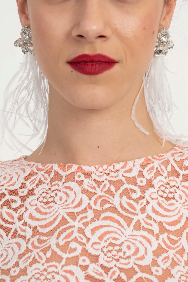 Seraphine White Tango Earrings