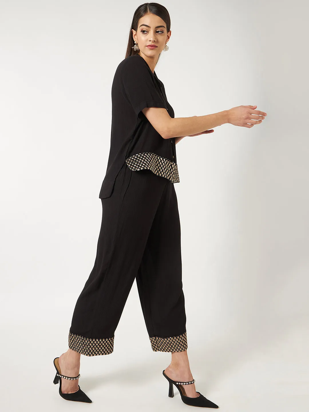 Shirt Top With Matching Pant Set