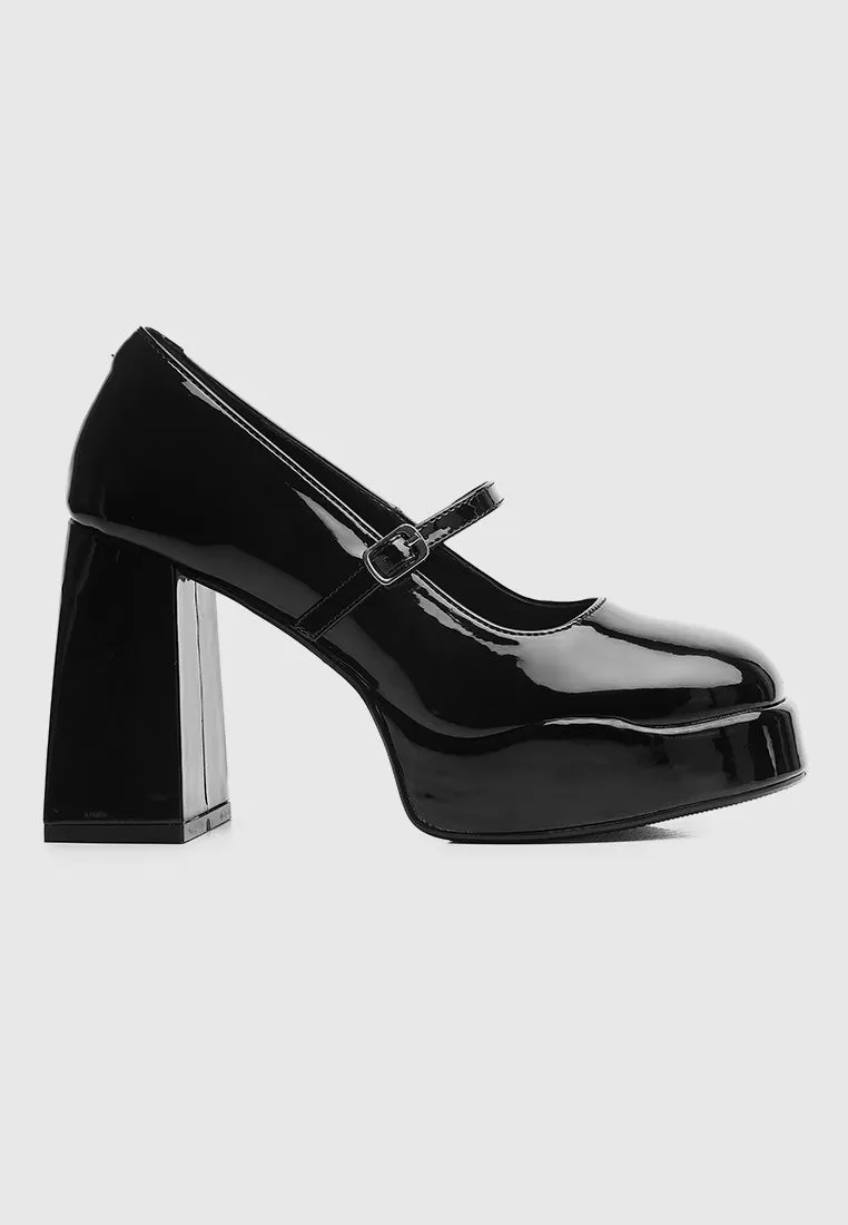 Smile Therapy Platform Mary Janes (Black)