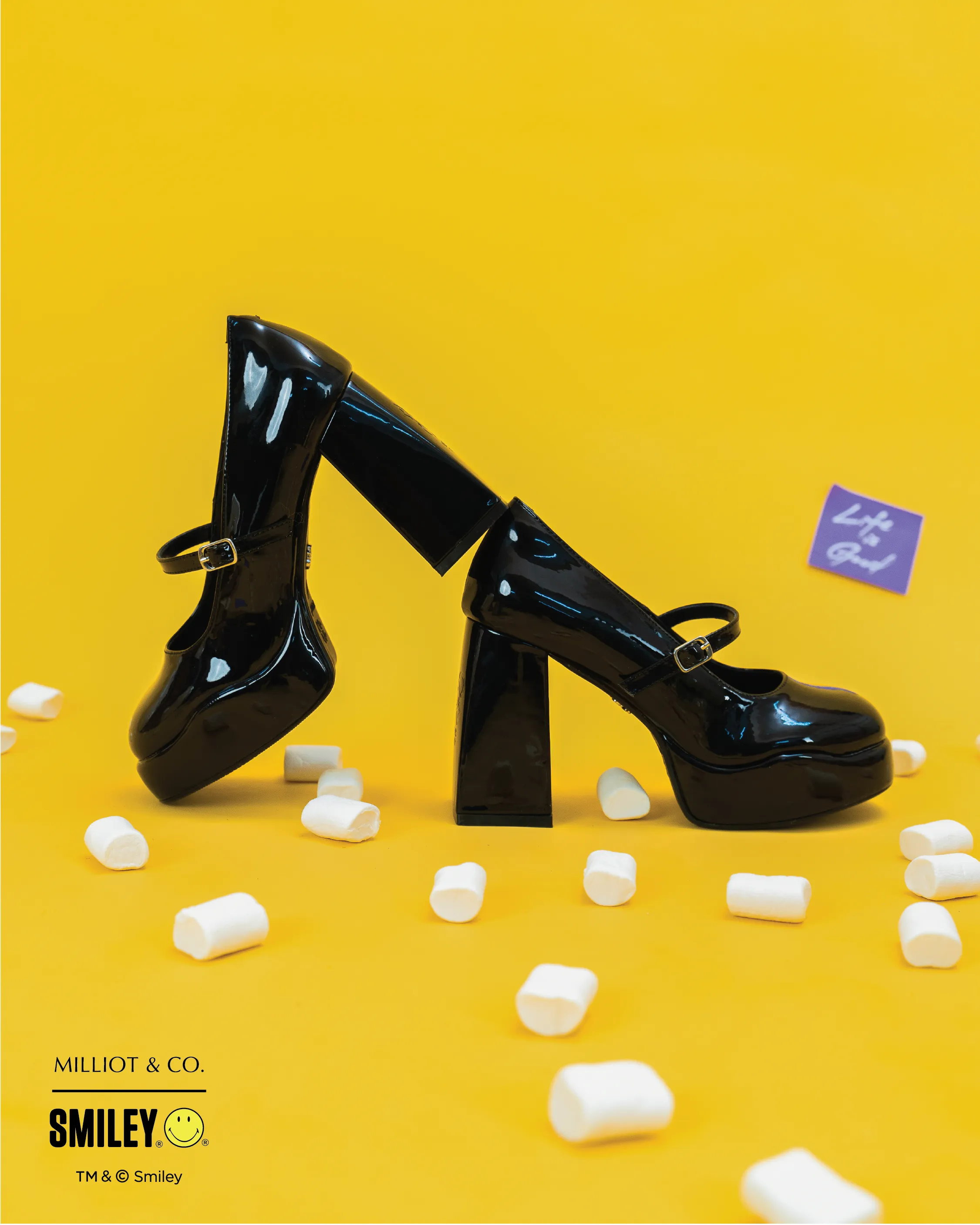 Smile Therapy Platform Mary Janes (Black)