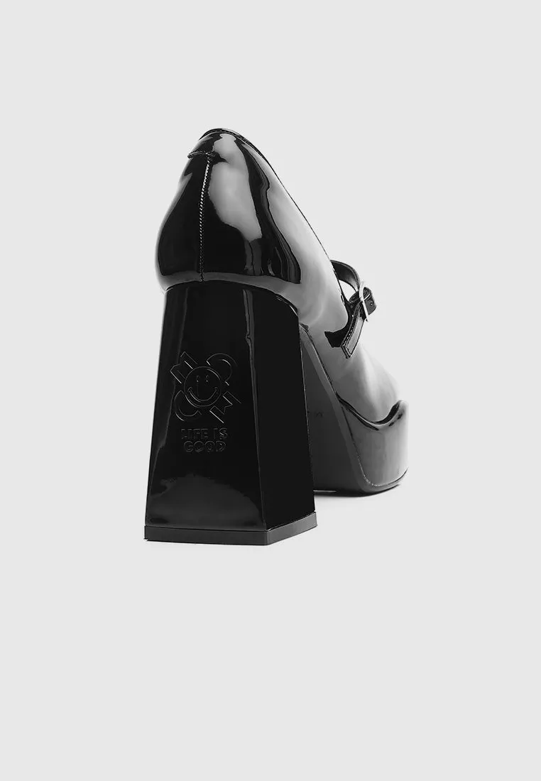 Smile Therapy Platform Mary Janes (Black)