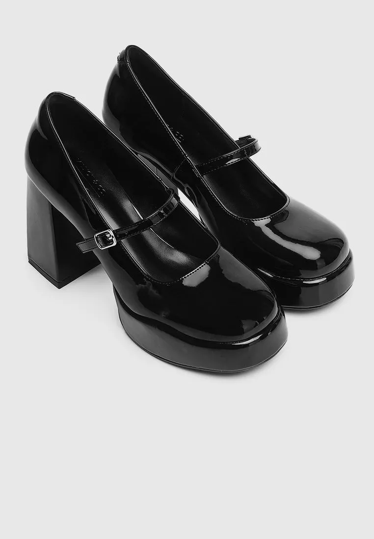 Smile Therapy Platform Mary Janes (Black)