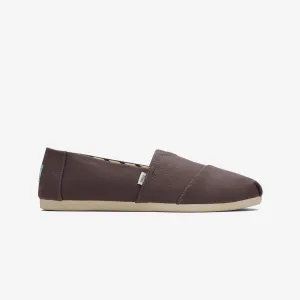 Toms | ALPARGATA RECYCLED COTTON CANVAS  { CHARCOAL GREY