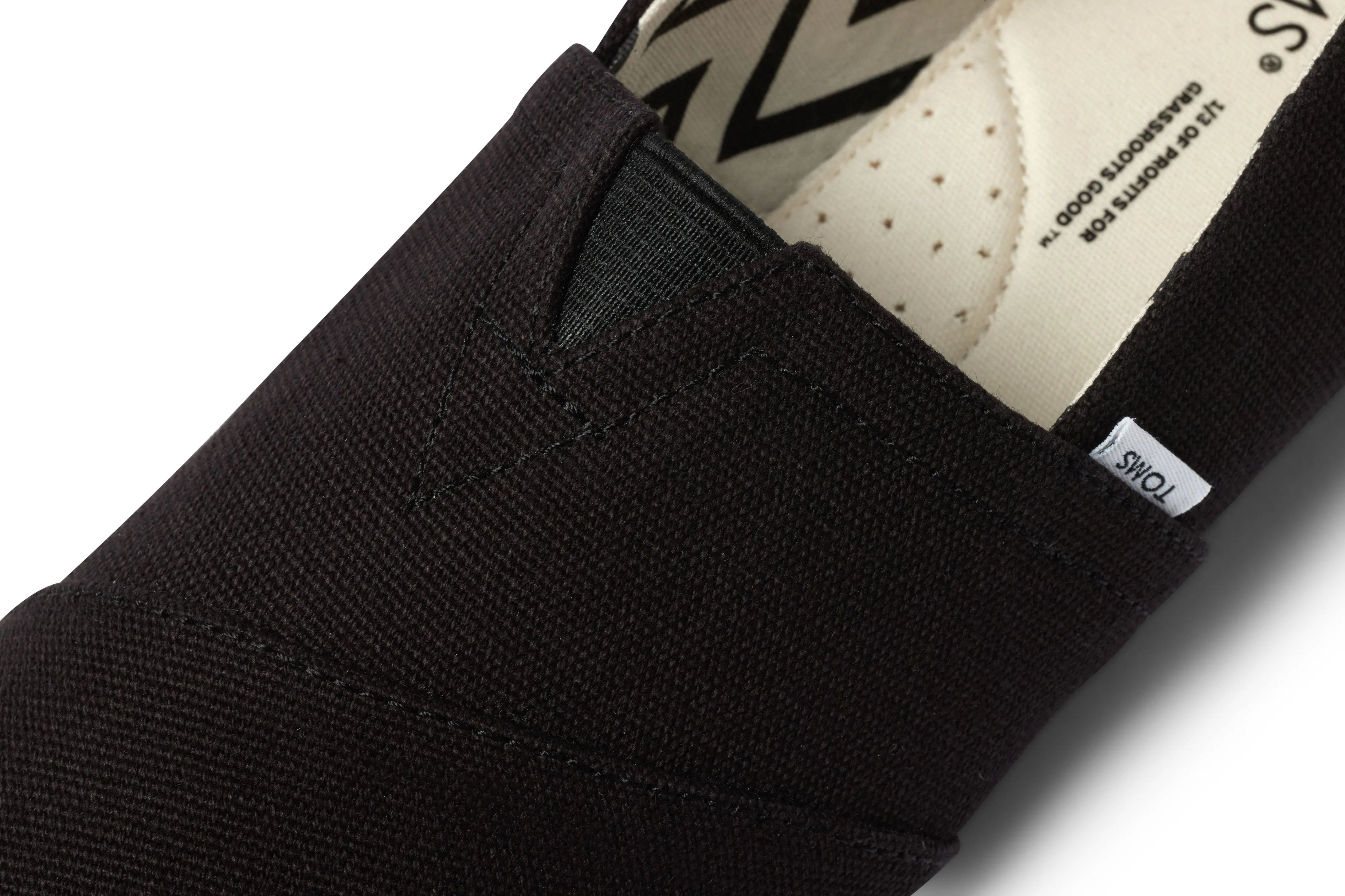 Women's Alpargata Classic Wide Fit - Black/Black Canvas